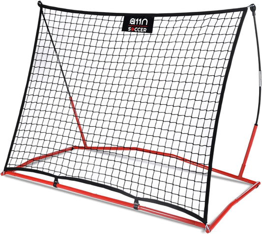 A11N Soccer Training Equipment - 5Ft X 4Ft Portable Soccer Rebounder for Team or Solo Soccer Training, Perfect for Christmas Gifts